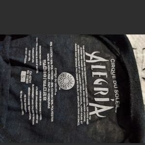 Cirque DU Soleil Alegria Tshirt Small Burnout Navy Authentic Original